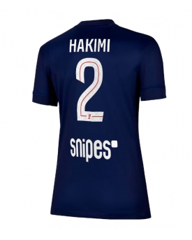 Billige Fotballdrakt Paris Saint-Germain Achraf Hakimi #2 Replika Hjemmedrakt Dame 2025-26 Kortermet Billige Fotballdrakt Paris Saint-Germain Achraf Hakimi #2 Replika Hjemmedrakt Dame 2025-26 Kortermet